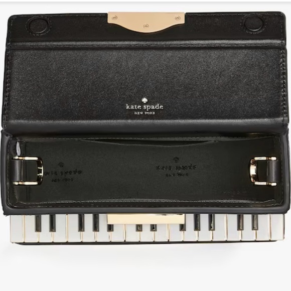 FACTORY SEALED! Kate Spade ♠️ Pitch Purrfect Piano 🎹 Crossbody Bag - Picture 4 of 9